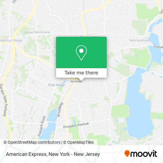 American Express map