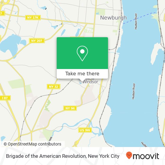 Mapa de Brigade of the American Revolution