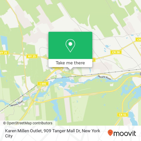 Mapa de Karen Millen Outlet, 909 Tanger Mall Dr