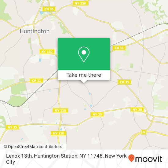 Mapa de Lenox 13th, Huntington Station, NY 11746