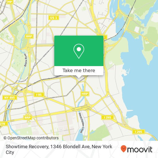 Showtime Recovery, 1346 Blondell Ave map