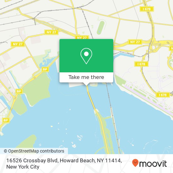 16526 Crossbay Blvd, Howard Beach, NY 11414 map