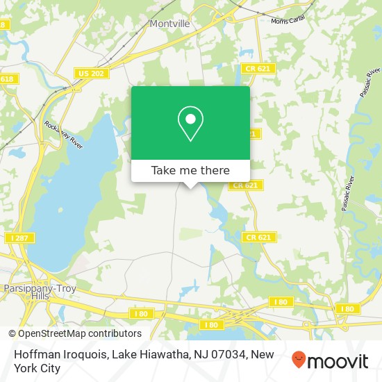 Hoffman Iroquois, Lake Hiawatha, NJ 07034 map