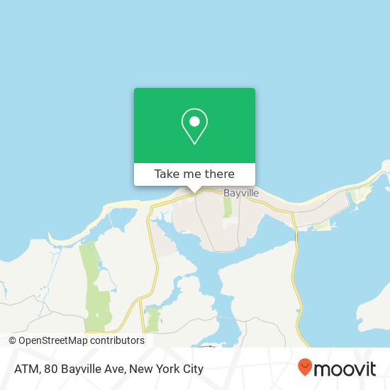 Mapa de ATM, 80 Bayville Ave