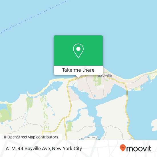 ATM, 44 Bayville Ave map