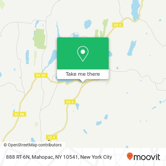 888 RT-6N, Mahopac, NY 10541 map