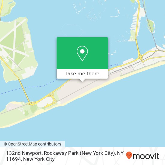 Mapa de 132nd Newport, Rockaway Park (New York City), NY 11694