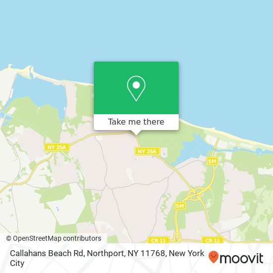 Callahans Beach Rd, Northport, NY 11768 map