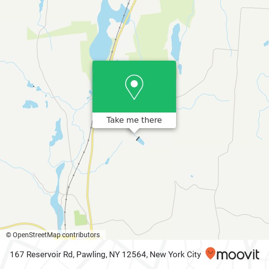 Mapa de 167 Reservoir Rd, Pawling, NY 12564