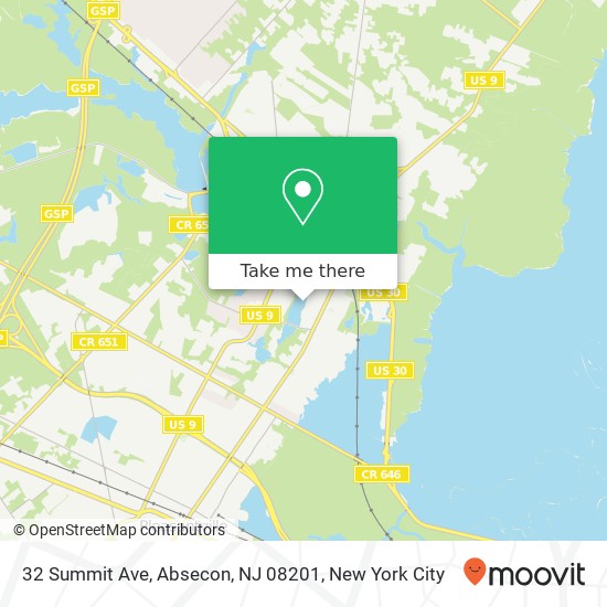 32 Summit Ave, Absecon, NJ 08201 map