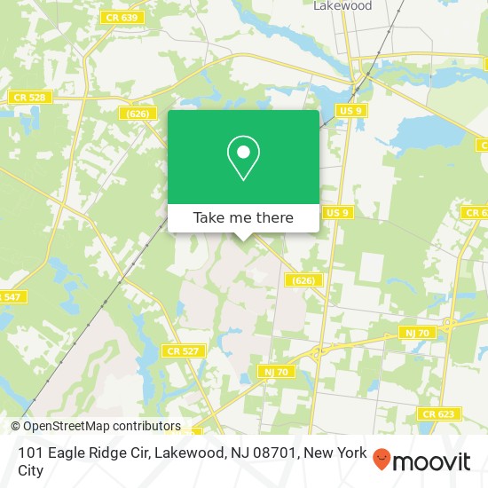 101 Eagle Ridge Cir, Lakewood, NJ 08701 map