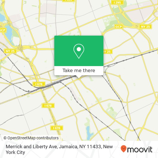 Mapa de Merrick and Liberty Ave, Jamaica, NY 11433