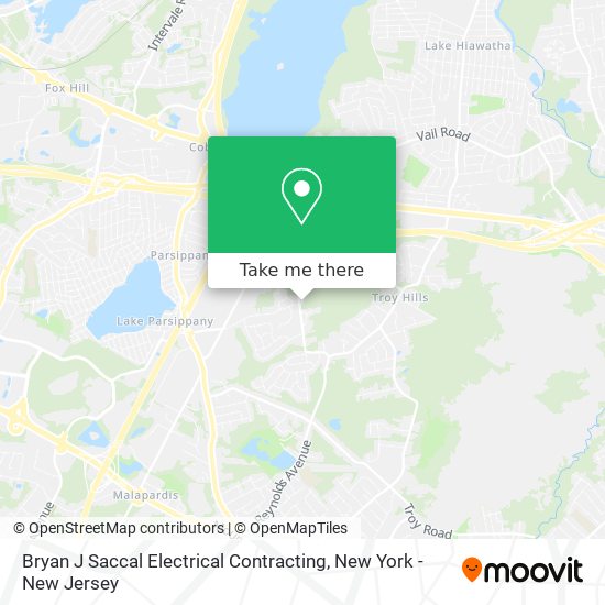Mapa de Bryan J Saccal Electrical Contracting