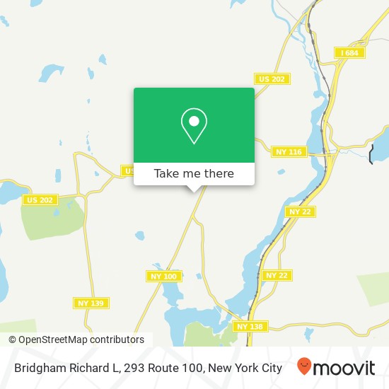 Mapa de Bridgham Richard L, 293 Route 100