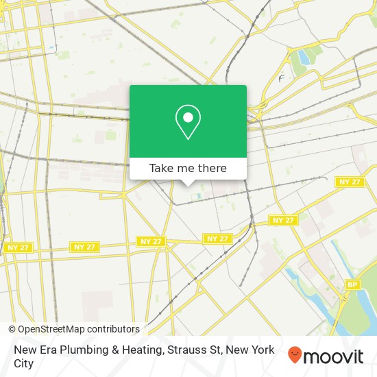 New Era Plumbing & Heating, Strauss St map