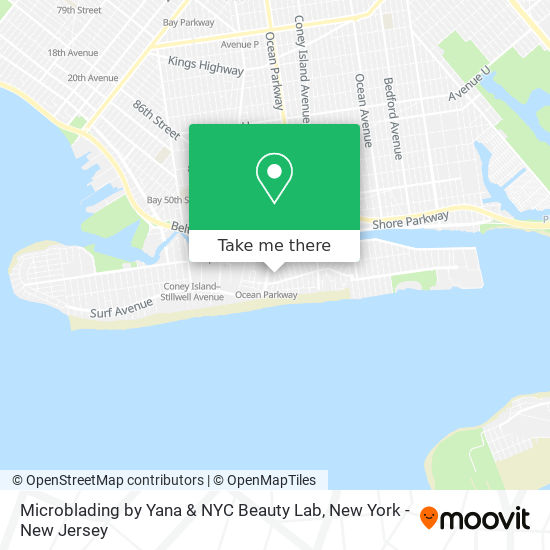 Microblading by Yana & NYC Beauty Lab map