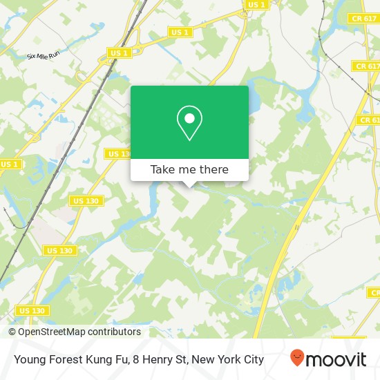 Young Forest Kung Fu, 8 Henry St map