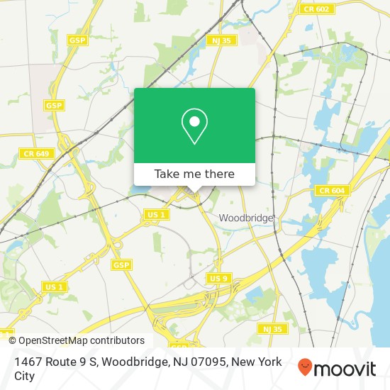 1467 Route 9 S, Woodbridge, NJ 07095 map