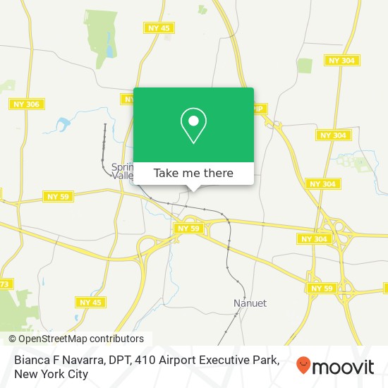 Bianca F Navarra, DPT, 410 Airport Executive Park map