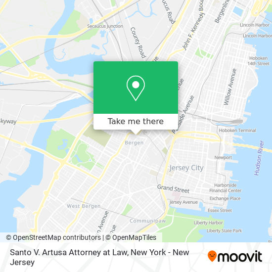 Santo V. Artusa Attorney at Law map