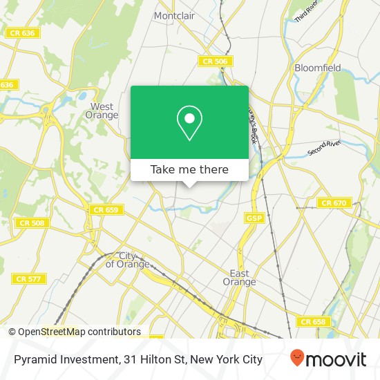 Pyramid Investment, 31 Hilton St map