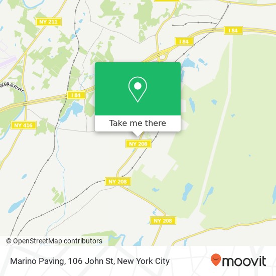 Marino Paving, 106 John St map
