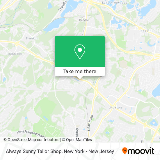 Mapa de Always Sunny Tailor Shop