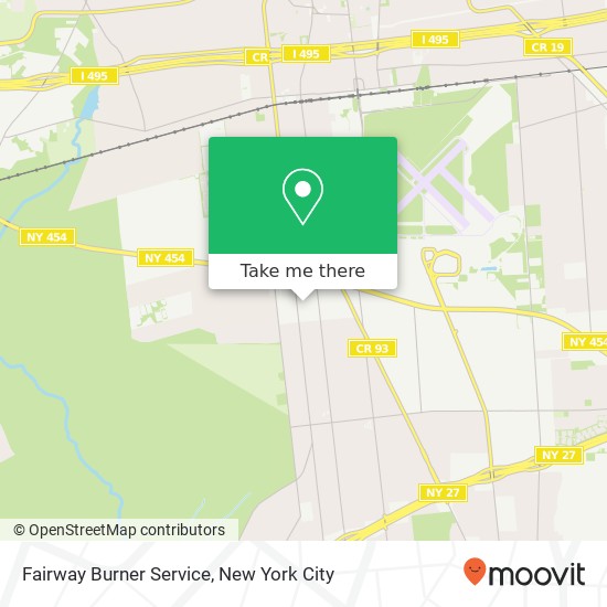 Fairway Burner Service map