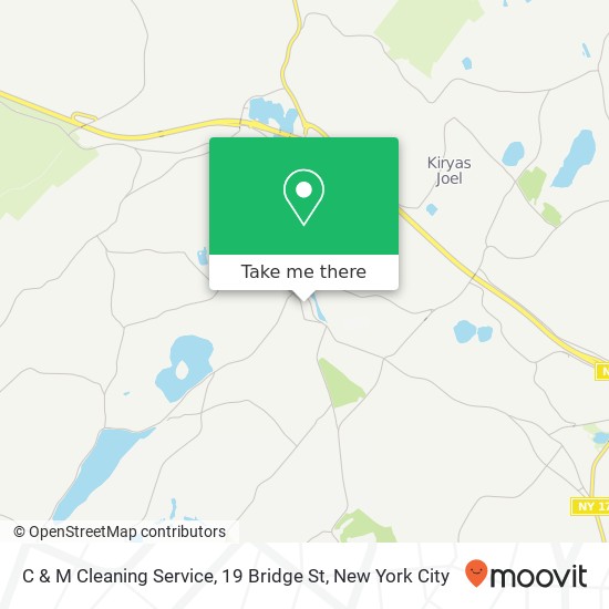 Mapa de C & M Cleaning Service, 19 Bridge St