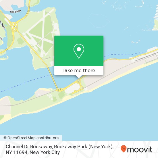 Channel Dr Rockaway, Rockaway Park (New York), NY 11694 map