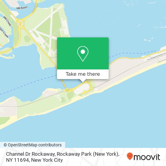 Channel Dr Rockaway, Rockaway Park (New York), NY 11694 map