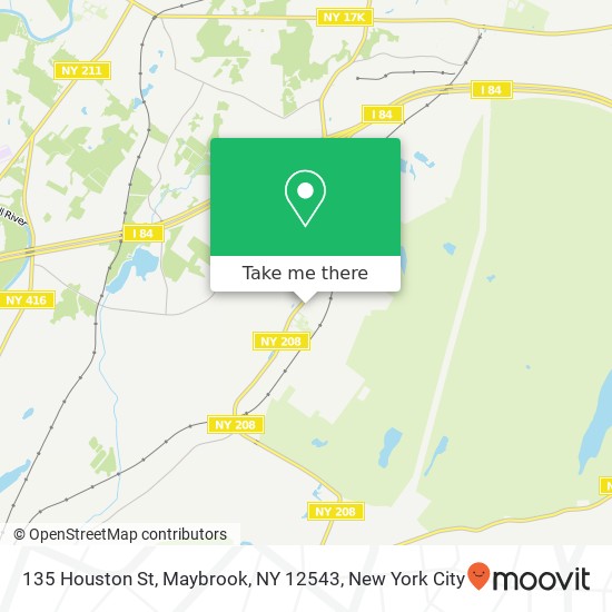 135 Houston St, Maybrook, NY 12543 map