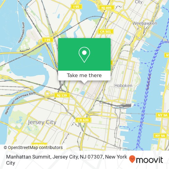 Manhattan Summit, Jersey City, NJ 07307 map