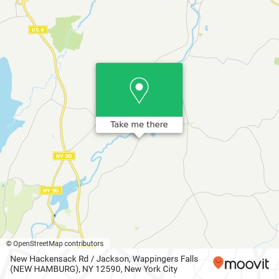 New Hackensack Rd / Jackson, Wappingers Falls (NEW HAMBURG), NY 12590 map