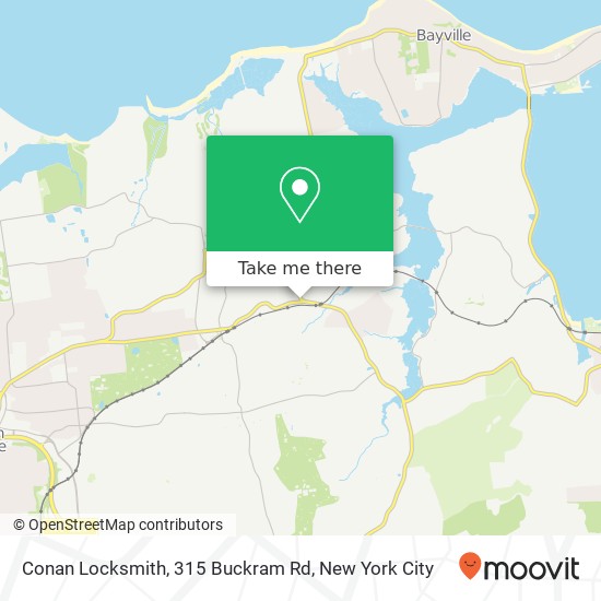 Mapa de Conan Locksmith, 315 Buckram Rd