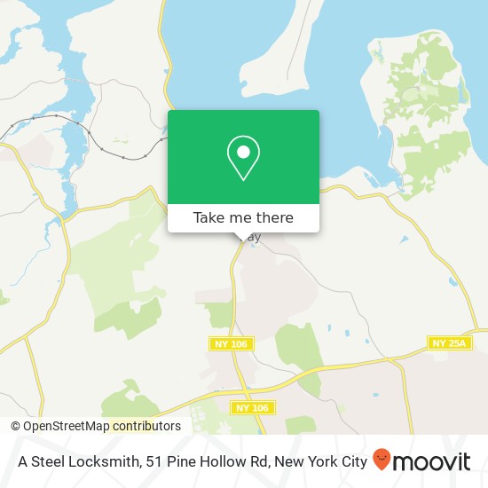 Mapa de A Steel Locksmith, 51 Pine Hollow Rd