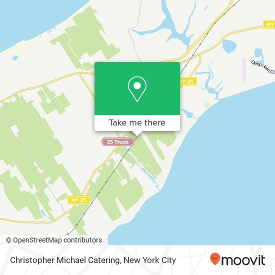 Christopher Michael Catering map