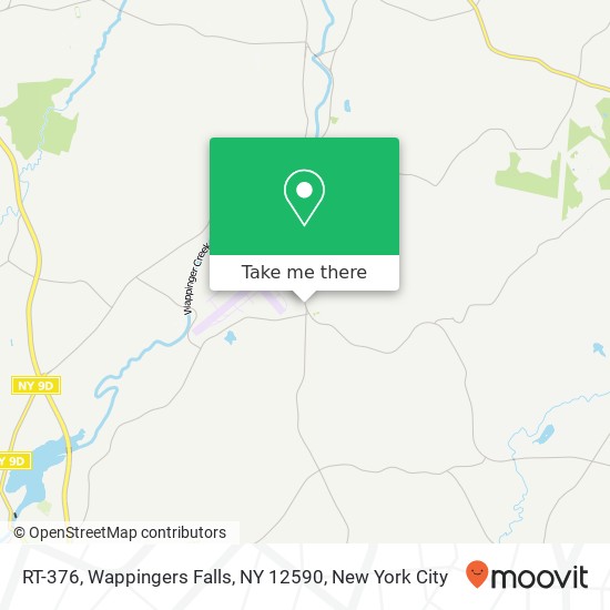 Mapa de RT-376, Wappingers Falls, NY 12590