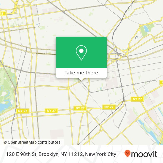 120 E 98th St, Brooklyn, NY 11212 map