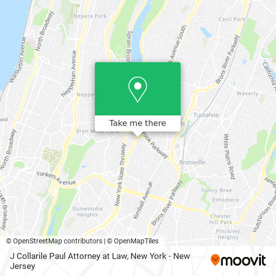 J Collarile Paul Attorney at Law map