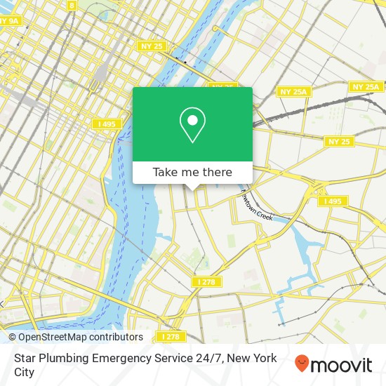 Star Plumbing Emergency Service 24 / 7 map