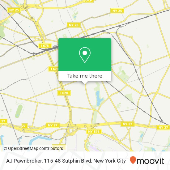 AJ Pawnbroker, 115-48 Sutphin Blvd map