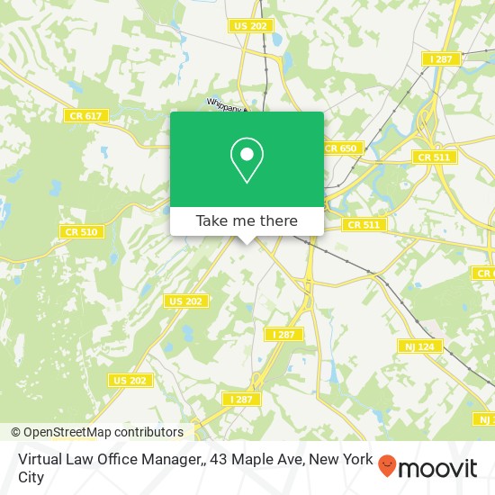 Virtual Law Office Manager,, 43 Maple Ave map