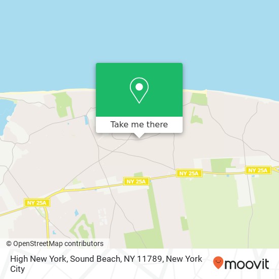 High New York, Sound Beach, NY 11789 map