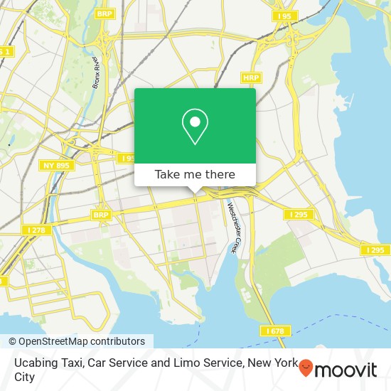 Ucabing Taxi, Car Service and Limo Service map