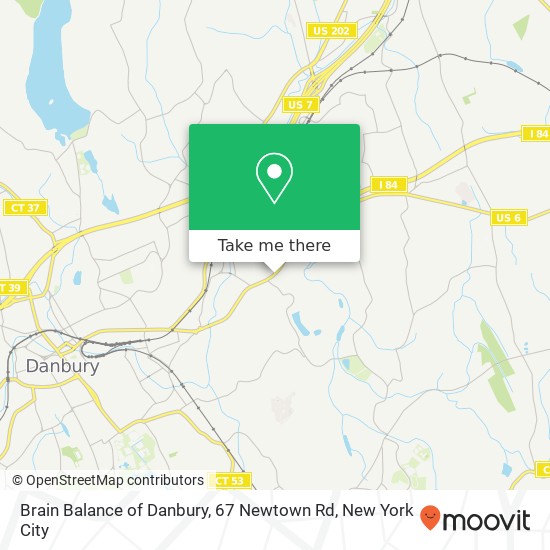 Brain Balance of Danbury, 67 Newtown Rd map