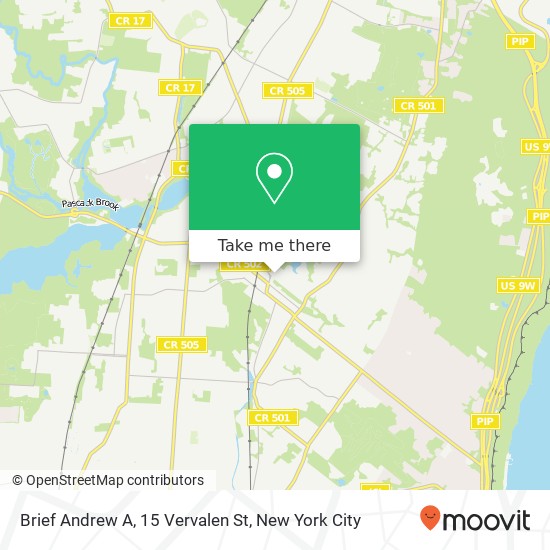 Mapa de Brief Andrew A, 15 Vervalen St