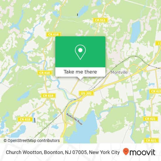 Church Wootton, Boonton, NJ 07005 map