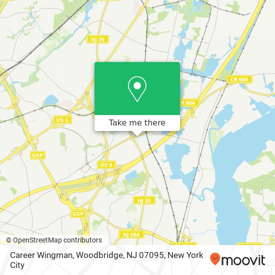 Mapa de Career Wingman, Woodbridge, NJ 07095