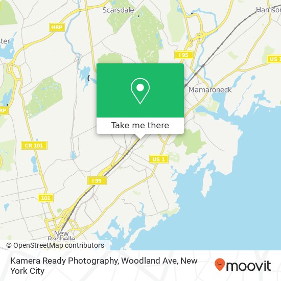 Mapa de Kamera Ready Photography, Woodland Ave